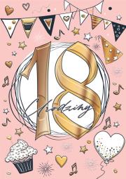 Karnet A5 Girl 18. Wydawca: Henry. Dadada.pl Opakowanie Karnet A5 Girl 18