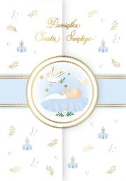 Opakowanie Karnet A5 koperta Chrzest niebieski