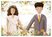 Opakowanie Karnet A5 ślub para młoda boho