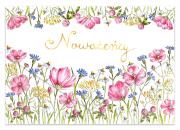 Opakowanie Karnet A5 ślub polne kwiaty