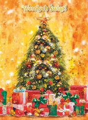 Opakowanie Karnet B6 BN Choinka z prezentami