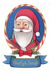 Opakowanie Karnet B6 Boże Narodzenie Mikołaj