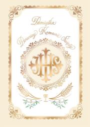 Opakowanie Karnet B6 Komunia Ornament