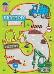 Karnet B6 Urodziny 3 - Budowa. Wydawca: Henry. Dadada.pl Opakowanie Karnet B6 Urodziny 3 - Budowa