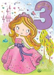 Karnet B6 Urodziny 3 - Królewna. Wydawca: Henry. Dadada.pl Opakowanie Karnet B6 Urodziny 3 - Królewna