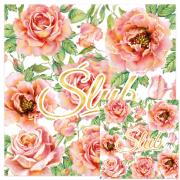 Opakowanie Karnet KWD ślub Herbaciane róże