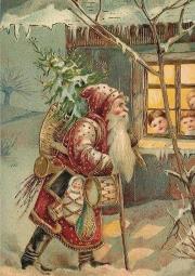 Opakowanie Karnet ST333 B6 + koperta Święta Mikołaj prezenty