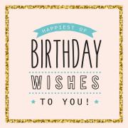 Opakowanie Karnet UK 7960 - Urodziny. Ramka złota