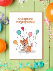 Opakowanie Karnet Urodziny - Wszystkiego nalepsiego