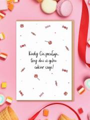 Opakowanie Karnet Walentynki - Kiedy cię pocałuję