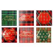 Opakowanie Karnety samoprzylepne 5x5cm Krata 12szt