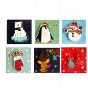 Opakowanie Karnety samoprzylepne do prezentów 12szt