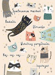 Opakowanie Karnret B6 Beżowe Koty