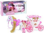 Opakowanie Karoca z koniem i lalką 8cm