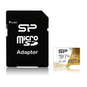 Okładka książki Karta pamięci Silicon Power microSDXC Superior Pro 512GB V30 UHS-1 U3 A1 + ADAPTER microSD-SD