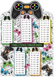 Karta tabliczka mnożenia A5 pad. Wydawca: Henry. Dadada.pl Opakowanie Karta tabliczka mnożenia A5 pad