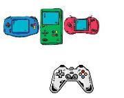 Opakowanie Karteczki memo gamer 4szt