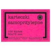 Karteczki samoprzylepne Fluo 50x75mm 100K róż. Wydawca: Ziemia Obiecana. Dadada.pl Opakowanie Karteczki samoprzylepne Fluo 50x75mm 100K róż