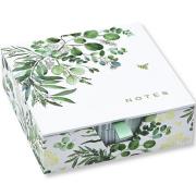 Opakowanie Karteczki zdobione Eukaliptus kostka biurowa