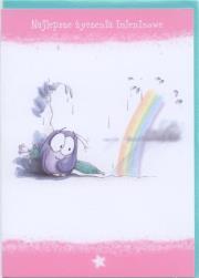 KARTKA NAJLEPSZE ZYCZENIA IMIENINOWE BBL004-RUSSELL. Autor: BBL004. Dadada.pl Okładka książki KARTKA NAJLEPSZE ZYCZENIA IMIENINOWE BBL004-RUSSELL