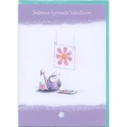 Okładka książki KARTKA SERDECZNE ZYCZENIA IMIENINOWE BBL010-RUSSELL