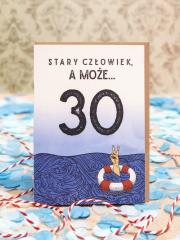 Opakowanie Kartka Stary człowiek a może 30