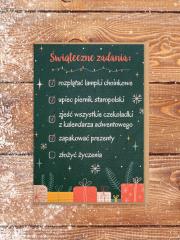 Opakowanie Kartka Świąteczne zadania