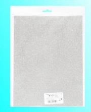 Opakowanie Karton brokatowy obustronny srebrny 23x33cm 5 ark