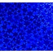 Opakowanie Karton holograficzny niebieski gwiazdy 25x35cm ark
