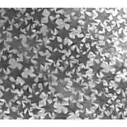 Opakowanie Karton holograficzny srebrny gwiazdy 25x35cm 5 ark
