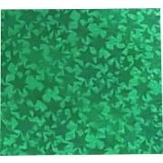 Opakowanie Karton holograficzny zielony gwiazdy 25x35cm ark