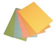 Opakowanie Karton obustronny kratka 300g 24x34cm 5 ark MIX