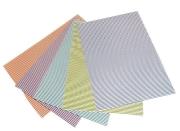 Opakowanie Karton obustronny paski 300g 24x34cm 5 ark MIX