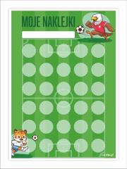 Opakowanie Karty motywacyjne piłka nożna 5szt