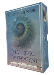 Karty tarot ''Mądrość wyroczni. Autor: Colette Baron-Reid. Dadada.pl Okładka książki Karty tarot ''Mądrość wyroczni