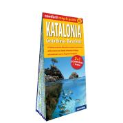 Katalonia laminowany map&guide XL 2w1: przewodnik i mapa. Autor:   Praca zbiorowa, tekst: Katarzyna Byrtek, Rogala Larysa, Marchlik Anna. Dadada.pl Okładka książki Katalonia laminowany map&guide XL 2w1: przewodnik i mapa