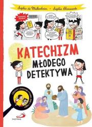Katechizm młodego detektywa. Autor: Sophie De Mullenheim, Sophie Chaussade. Dadada.pl Okładka książki Katechizm młodego detektywa