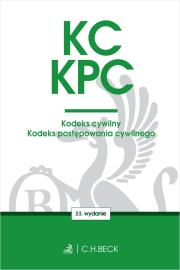 Okładka książki KC. KPC. Kodeks cywilny. Kodeks postępowania cywilnego. Edycja Sędziowska