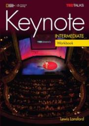 Keynote B1 Intermediate WB + CD NE. Autor: Lansford Lewis. Dadada.pl Okładka książki Keynote B1 Intermediate WB + CD NE