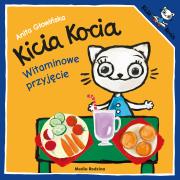 Kicia Kocia. Witaminowe przyjęcie wyd. 3. Autor: Anita Głowińska. Dadada.pl Okładka książki Kicia Kocia. Witaminowe przyjęcie wyd. 3