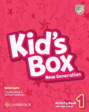 Kid's Box New Generation 1 Activity Book with Digital Pack British English. Autor: Nixon Caroline, Tomlinson Michael. Dadada.pl Okładka książki Kid's Box New Generation 1 Activity Book with Digital Pack British English