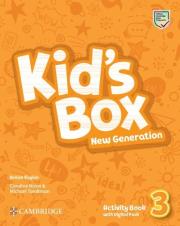 Kid's Box New Generation  3 Activity Book with Digital Pack British English. Autor: Nixon Caroline, Tomlinson Michael. Dadada.pl Okładka książki Kid's Box New Generation  3 Activity Book with Digital Pack British English