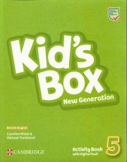 Okładka książki Kid's Box New Generation 5 Activity Book with Digital Pack