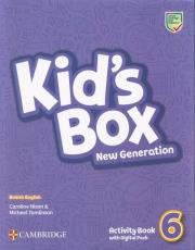 Okładka książki Kid's Box New Generation 6 Activity Book with Digital Pack
