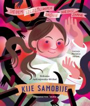 Kije samobije. Autor: Roksana Jędrzejewska-Wróbel, Oklejak Marianna. Dadada.pl Okładka książki Kije samobije