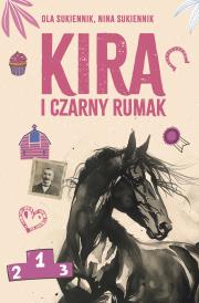 Kira i Czarny Rumak. Autor: Ola Sukiennik, Nina Sukiennik. Dadada.pl Okładka książki Kira i Czarny Rumak