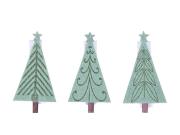 Opakowanie Klamerka drewniana BN choinka zielona 4.5cm 9szt