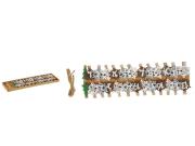 Opakowanie Klamerka drewniana kalendarz adwentowy śnieżynki