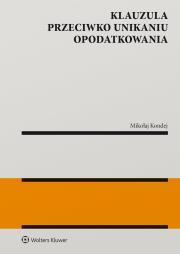 Okładka książki Klauzula przeciwko unikaniu opodatkowania