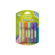 Klej brokatowy 3D neon 10g 6 kolorów CRICCO. Wydawca: Cricco. Dadada.pl Opakowanie Klej brokatowy 3D neon 10g 6 kolorów CRICCO